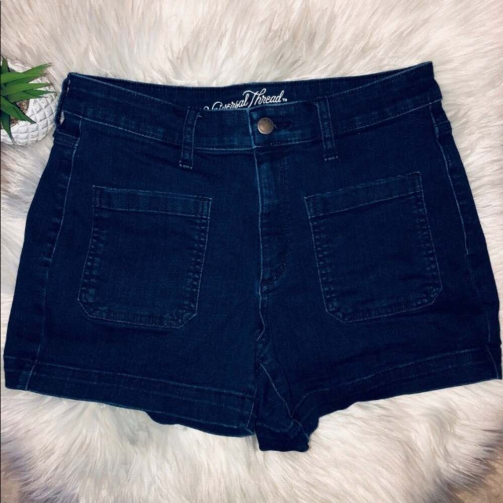 Dark Denim Shorts